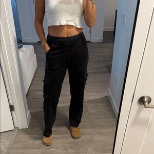 Halara flex mid rise casual cargo jeans